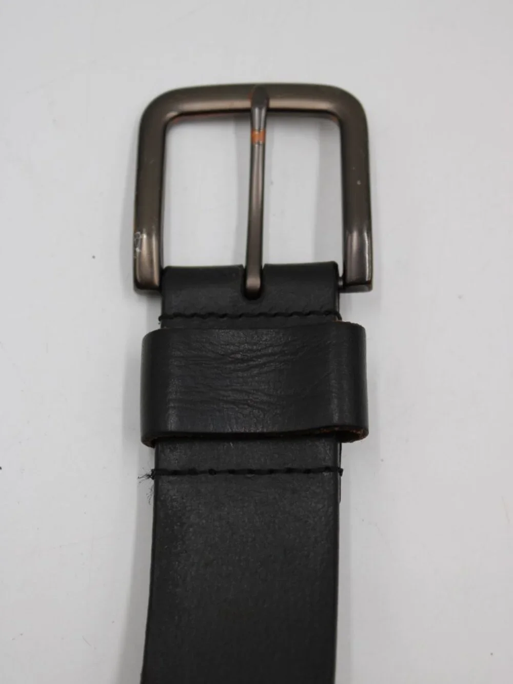 Genuine Leather Belt Black Size Large (38-40) Casual Dress Work 1.5